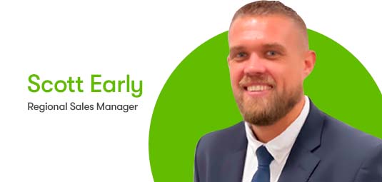 Delighted to announce the promotion of Scott Early as Regional Sales Manager